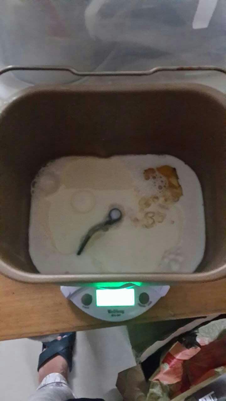 纯奶手撕吐司的做法 步骤1