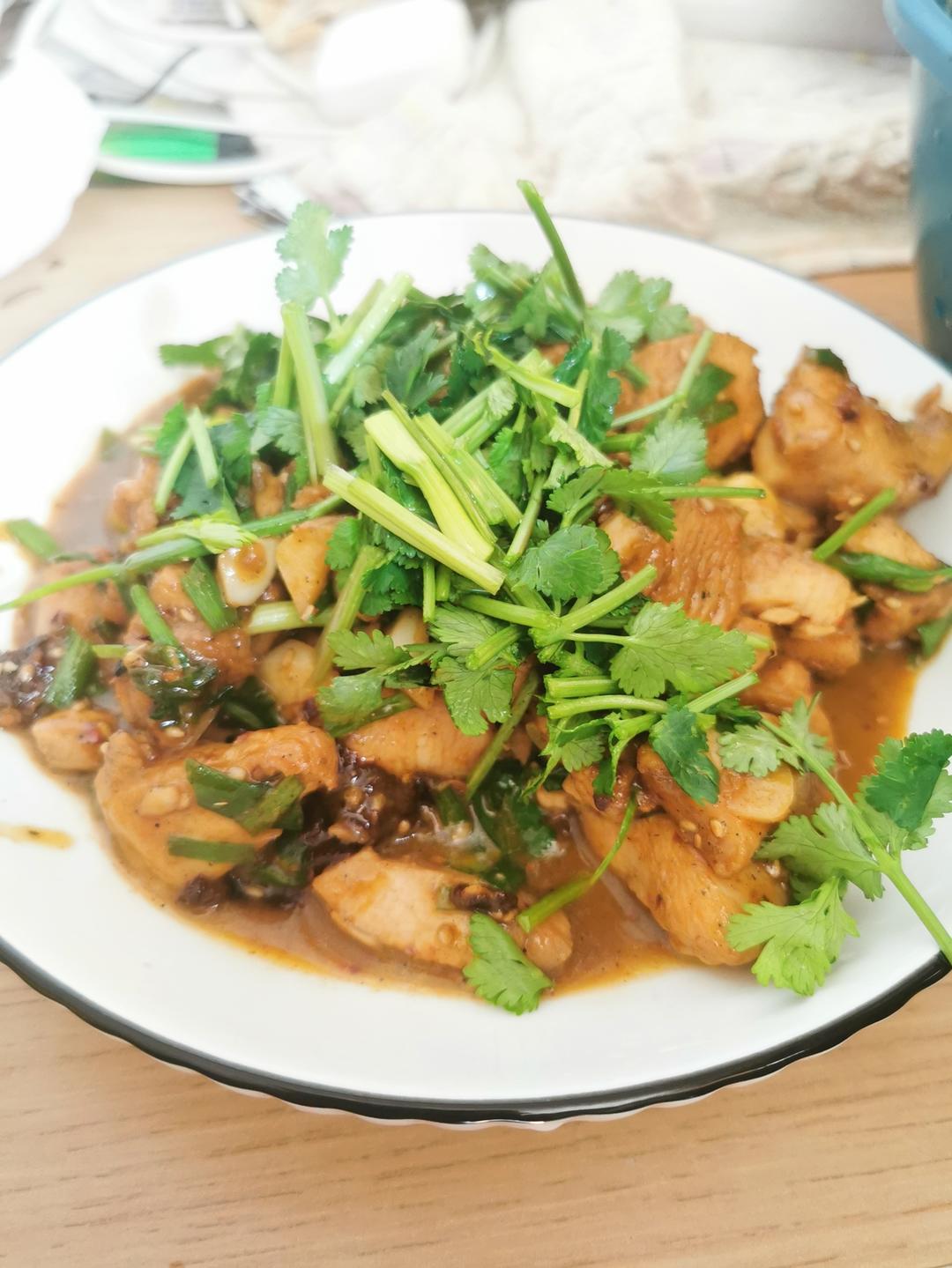 孜然蒜香鸡胸肉