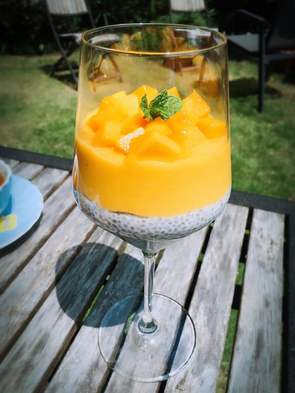 芒果奇亚籽布丁