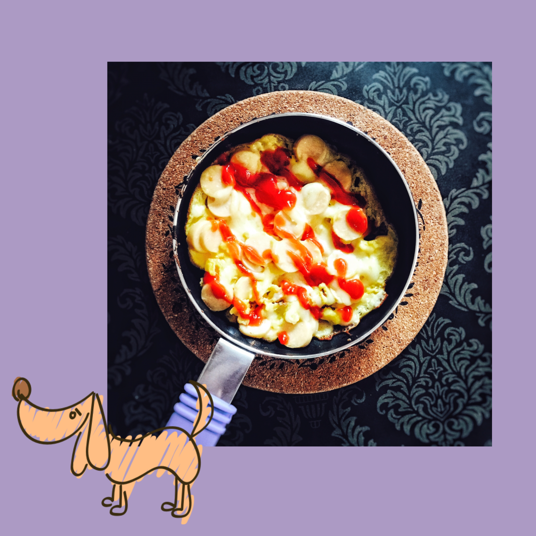 Omelet Pizza （蛋饼匹萨）