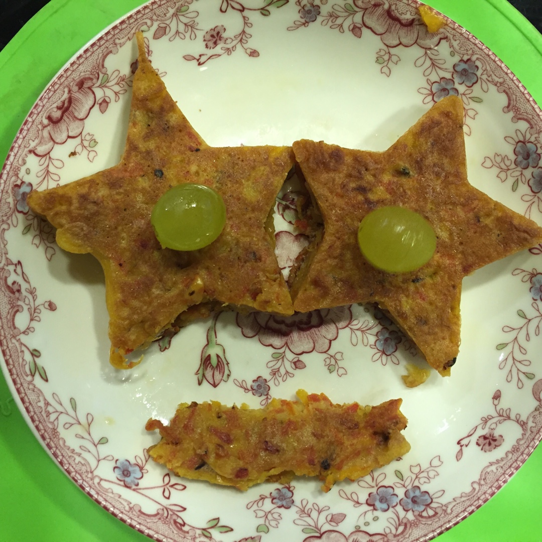 胡萝卜鸡蛋饼