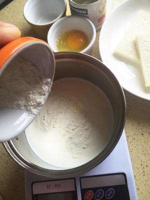 奶黄流沙西多士的做法 步骤2
