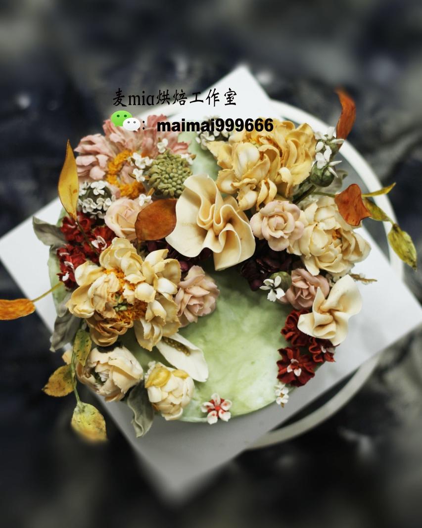 韩式裱花蛋糕