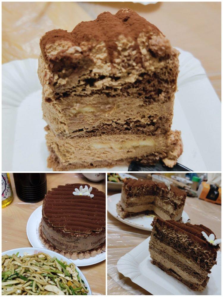 西堤蛋糕Cité-焦糖巧克力香缇奶油配香蕉慕斯蛋糕<熊谷裕子>