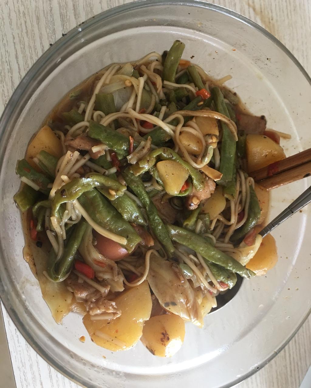老爸版豆角焖面（附详细步骤图）