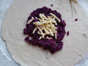 紫薯奶酪饼（不用揉面）的做法 步骤2