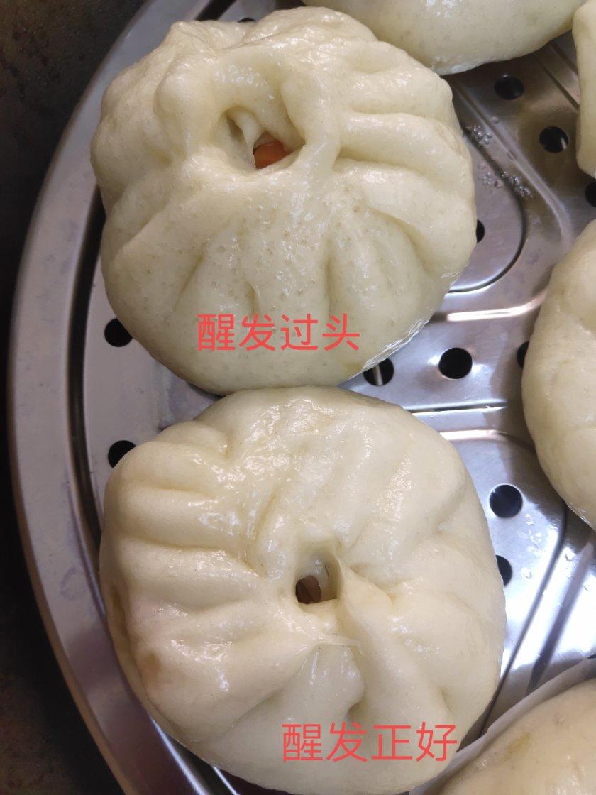 红萝卜圆白菜素菜包子（一次性发酵，附视频）