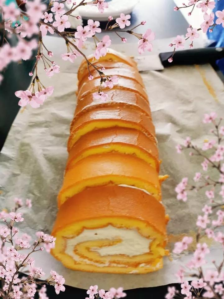 原味基础蛋糕卷(小五卷)
