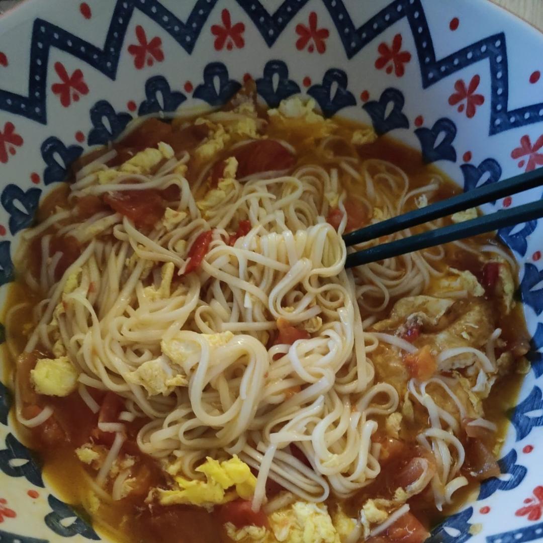 十来分钟做好/番茄鸡蛋面🍜