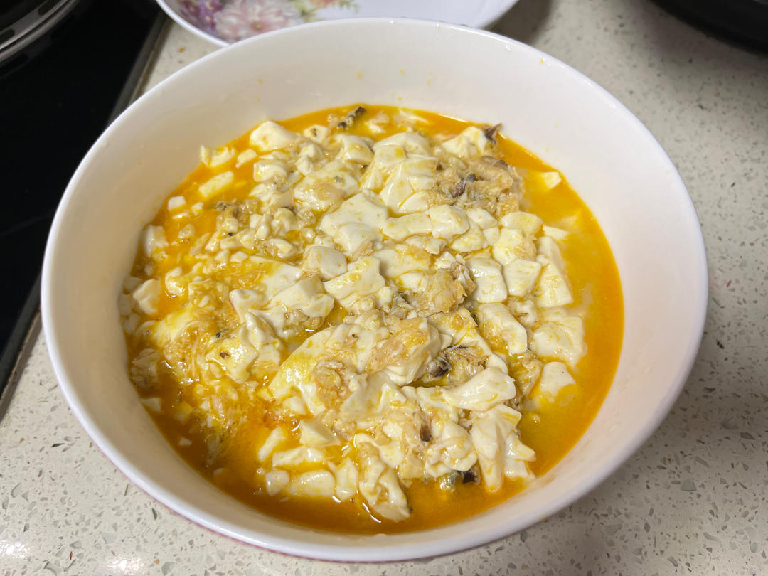 蟹粉烩豆腐