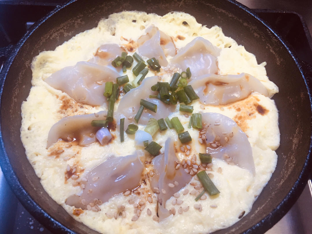 懒人快手抱蛋煎饺