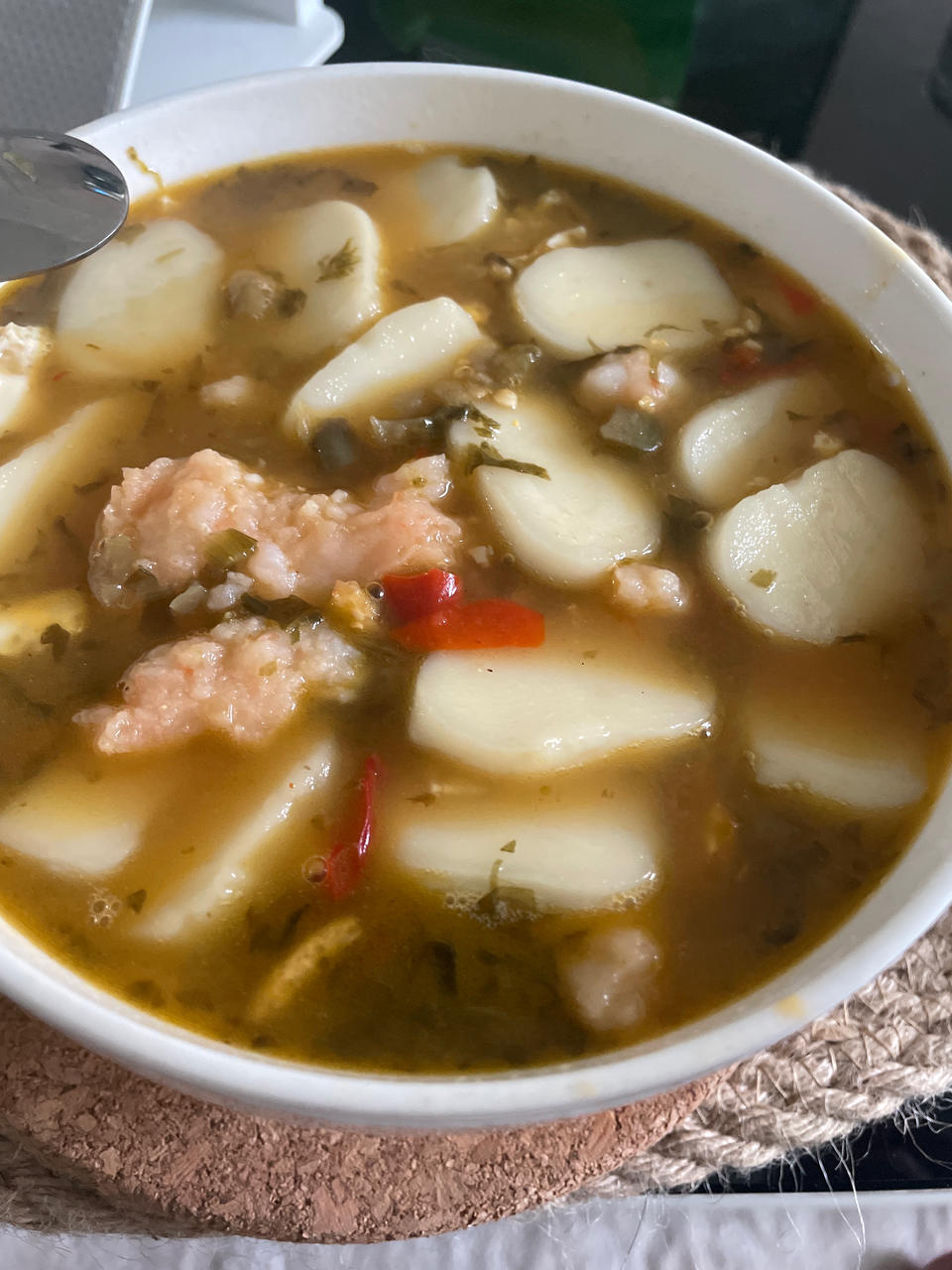 江西汤煮年糕，儿时的味道，Q弹软糯