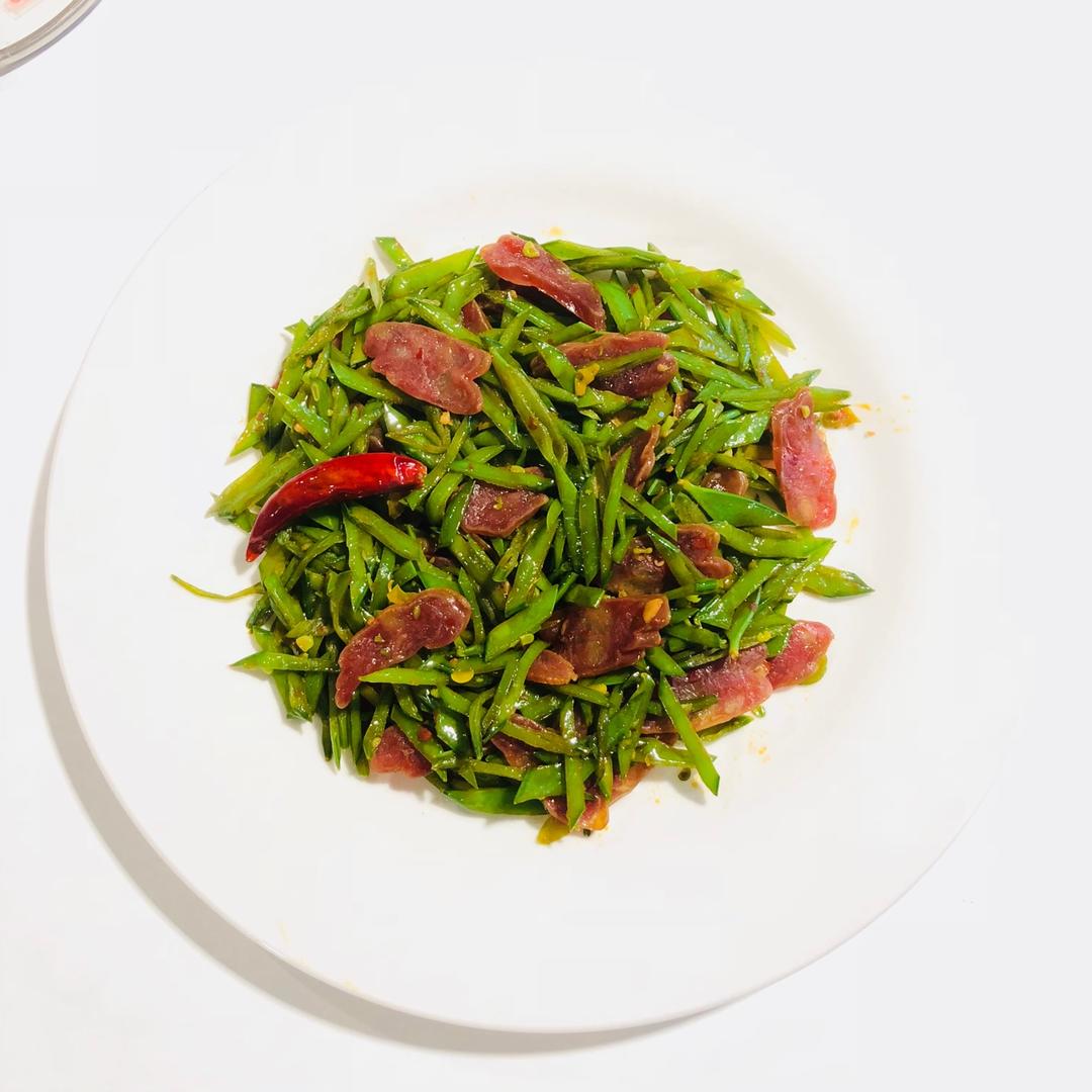 扁豆丝炒香肠