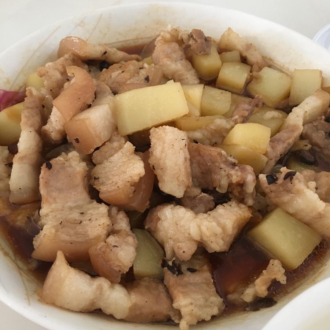 豆豉蒸五花肉