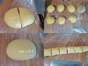 菠萝蜜豆包（一次发酵简易版～附蜜红豆制作法）的做法 步骤4
