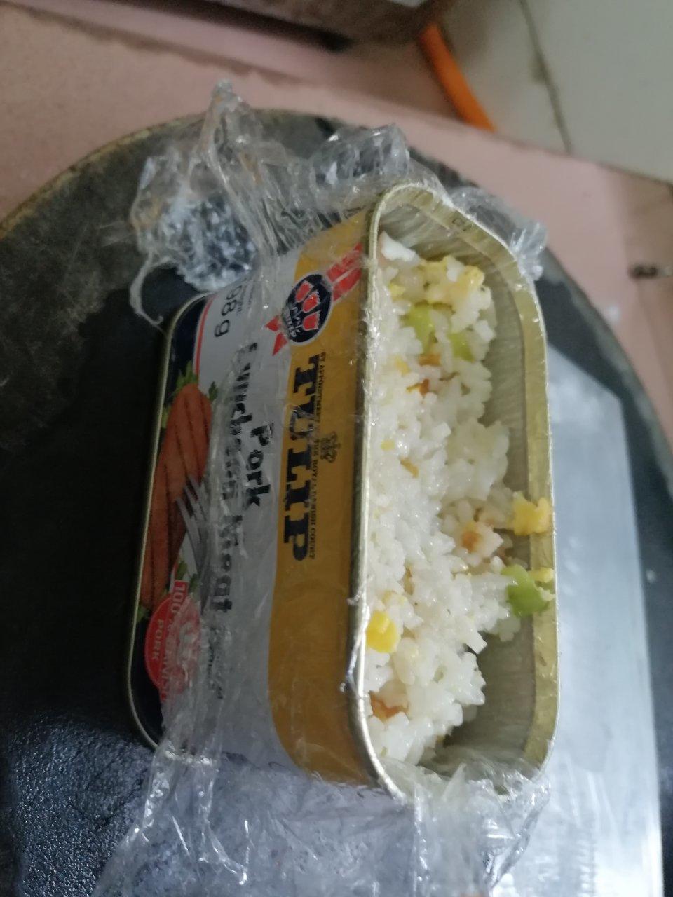 紫菜午餐肉饭团【我是马小坏】