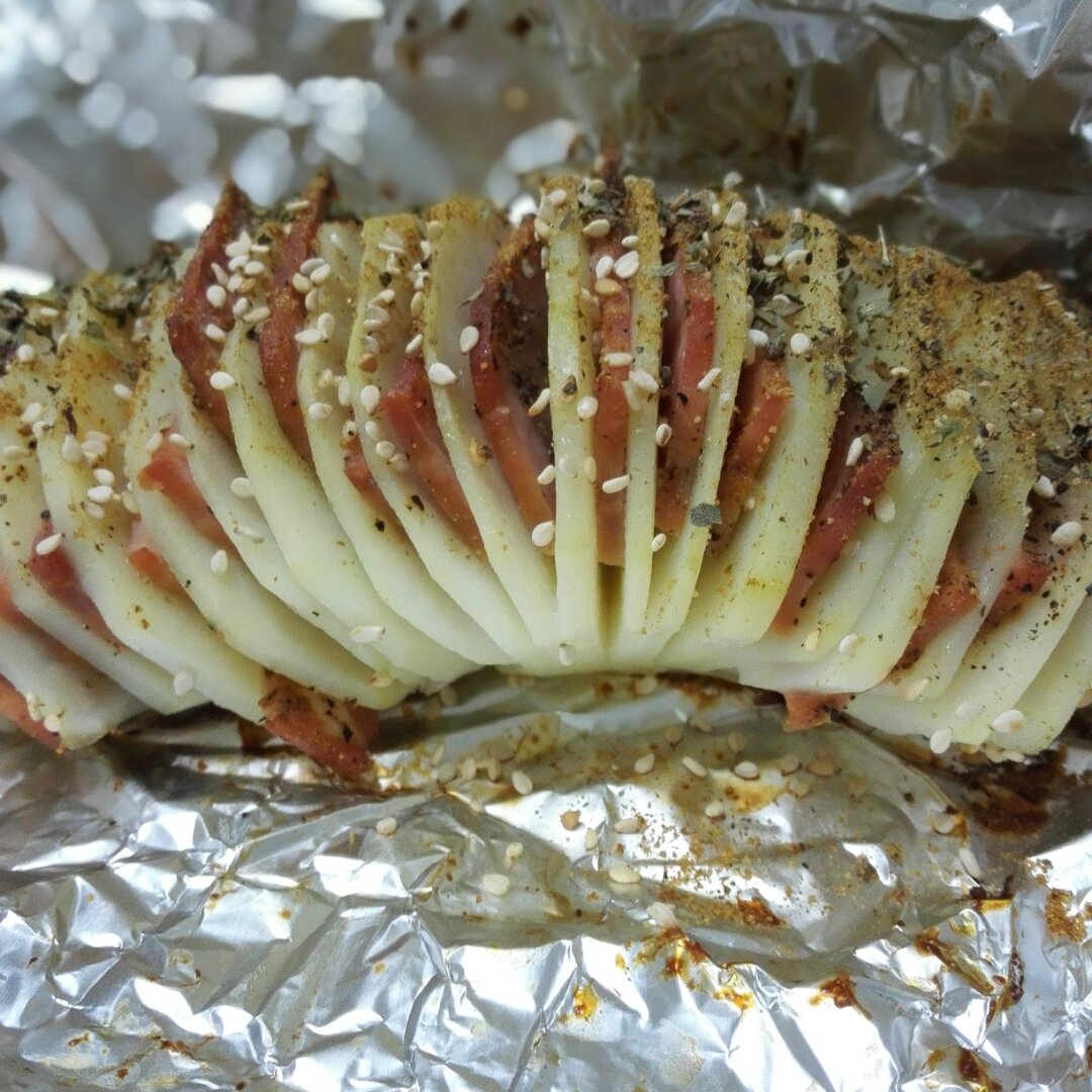 培根风琴烤土豆