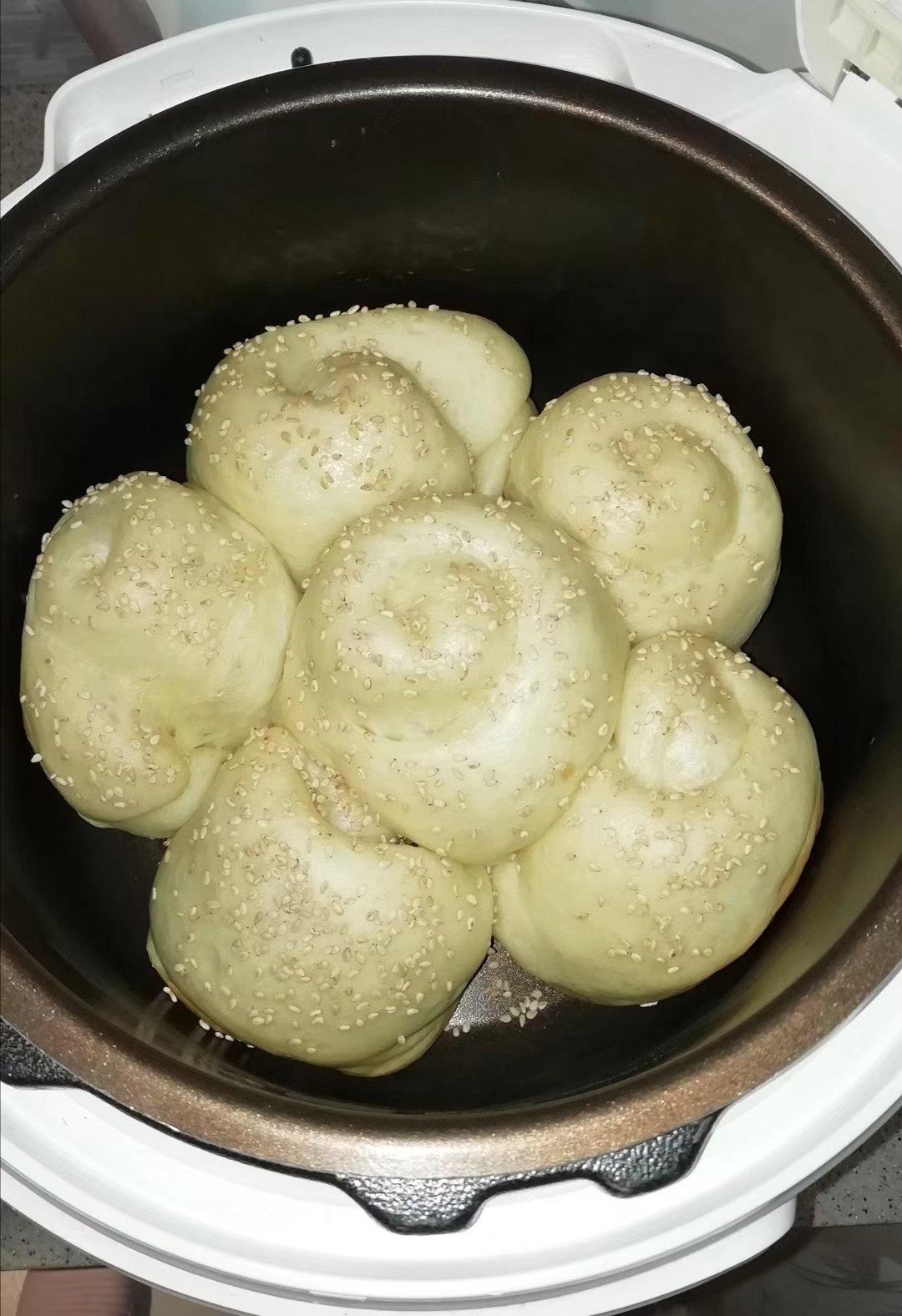 超松软的蒸面包