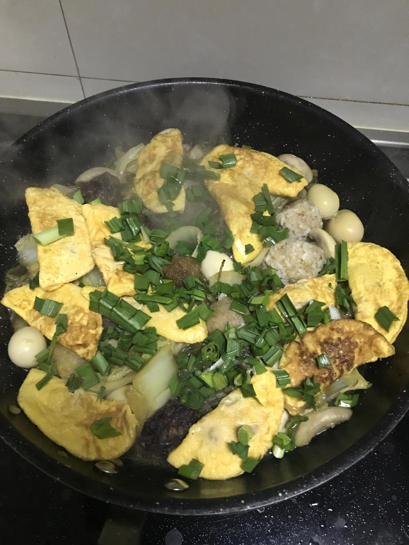 白菜豆腐煲
