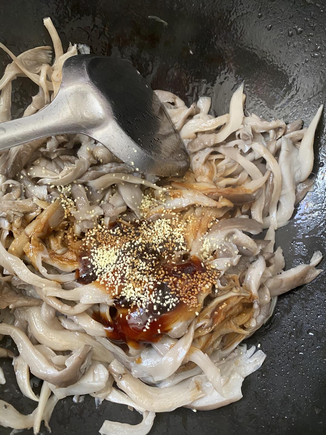 孜然鲜蘑的做法