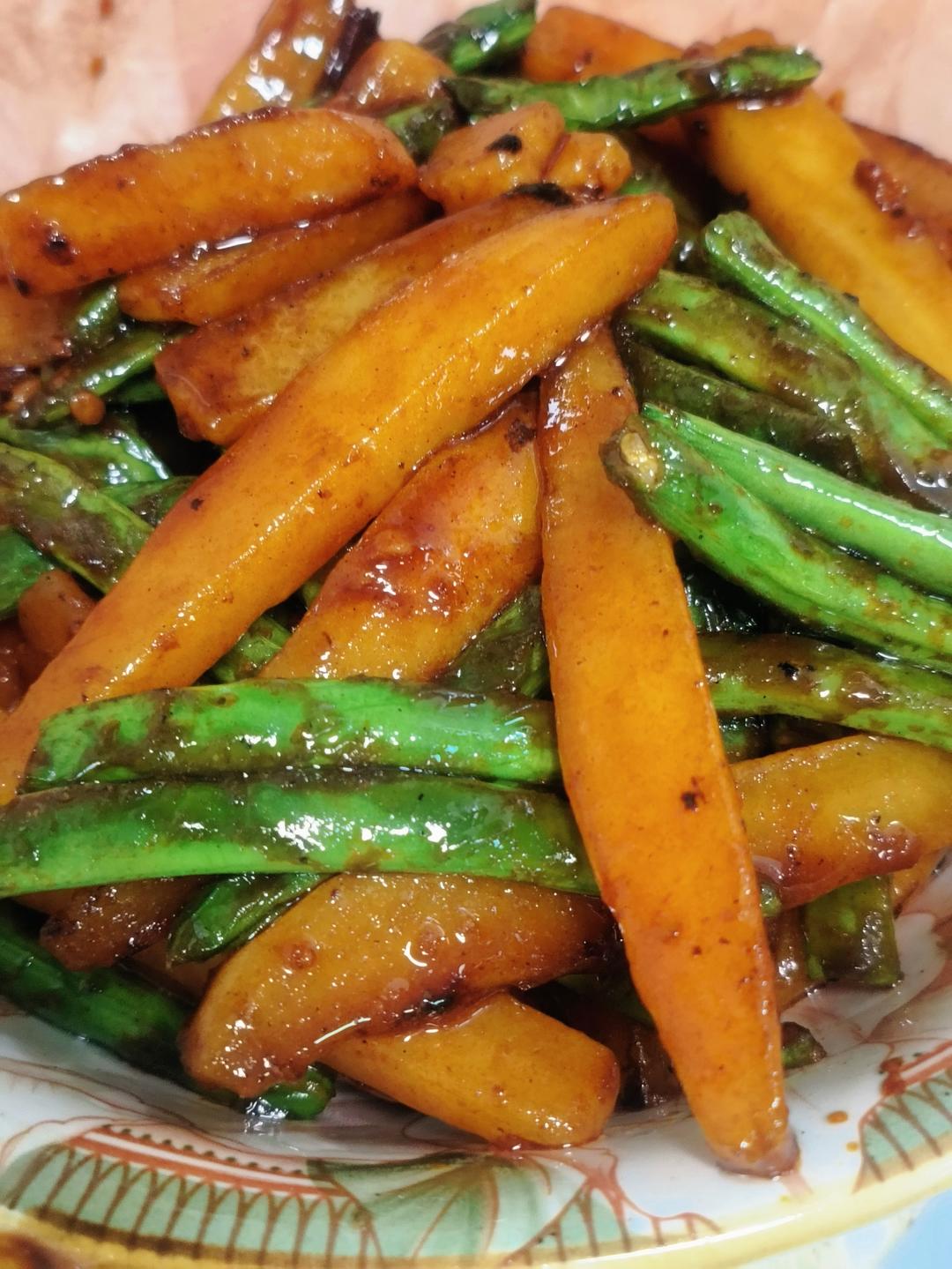 干煸豆角土豆