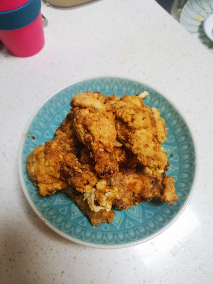 不用炸鸡粉也可以炸出酥脆炸鸡腿
