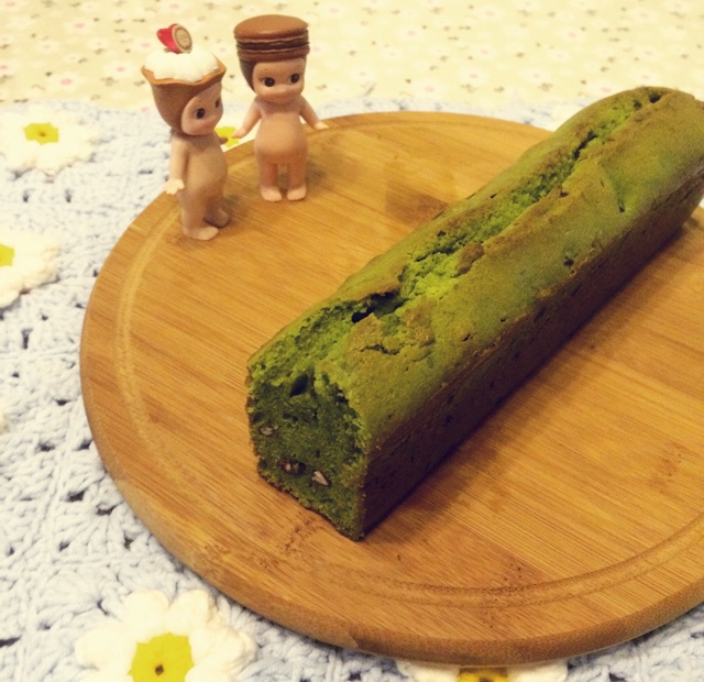 抹茶红豆磅蛋糕
