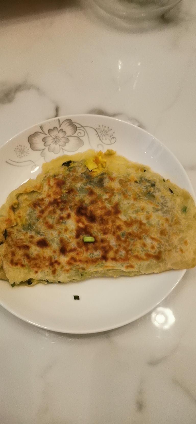 快手韭菜鸡蛋饼