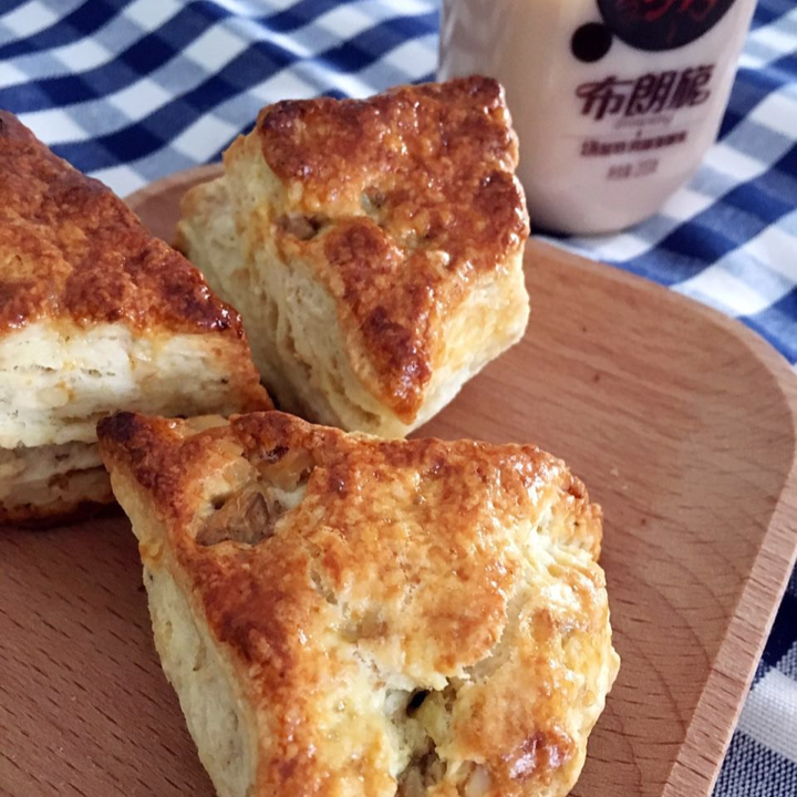 日式核桃司康--目前做过最好吃的方子