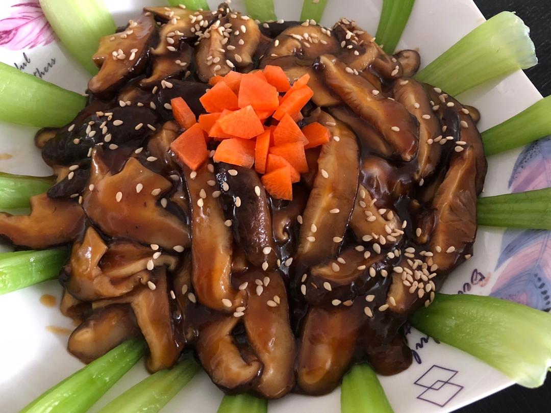 蚝油香菇油菜
