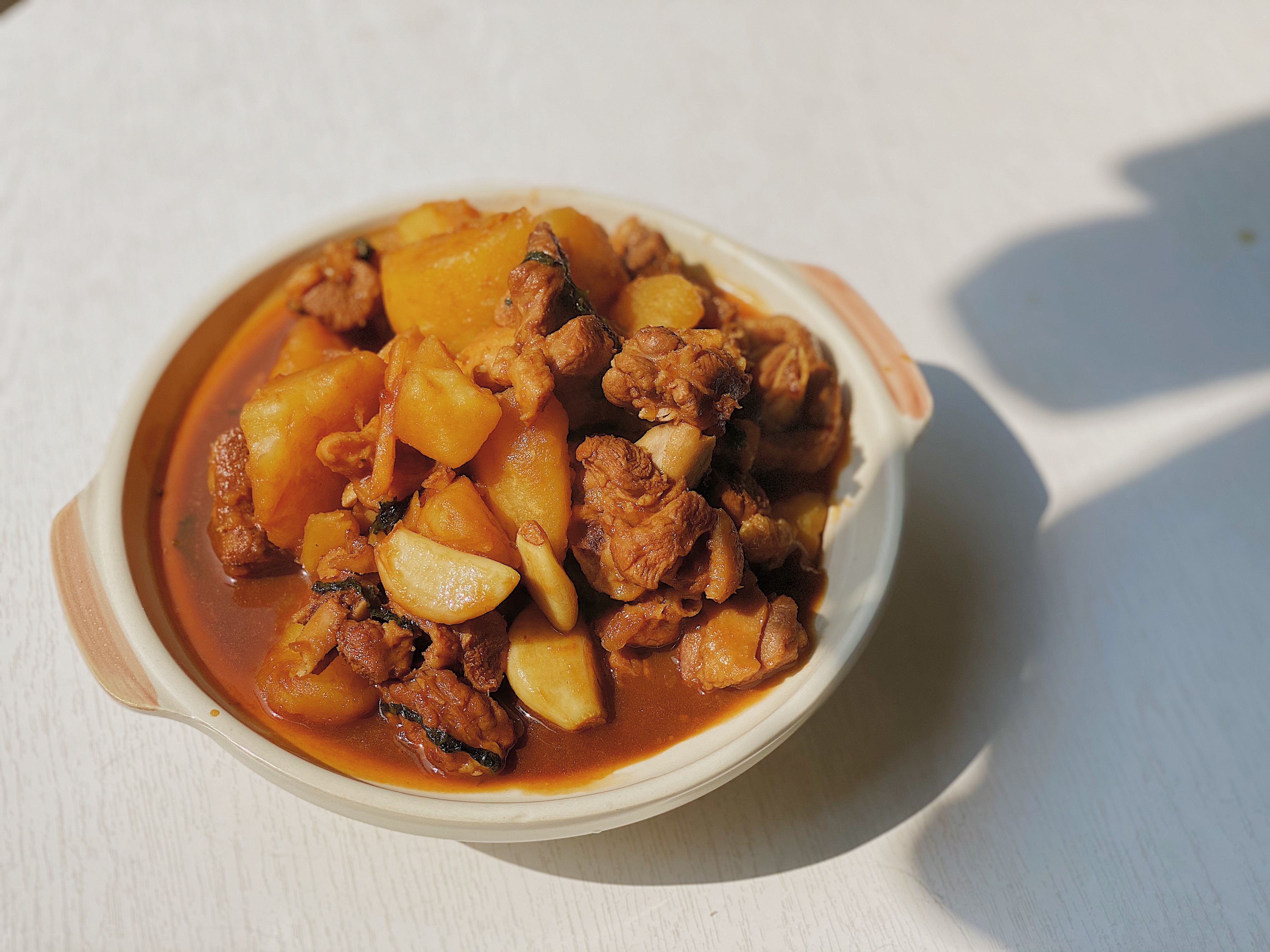 下饭菜  紫苏土豆焖鸭肉的做法