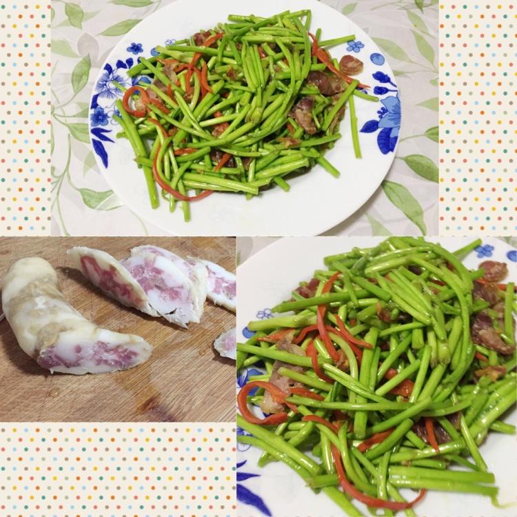 芦蒿炒腊肉