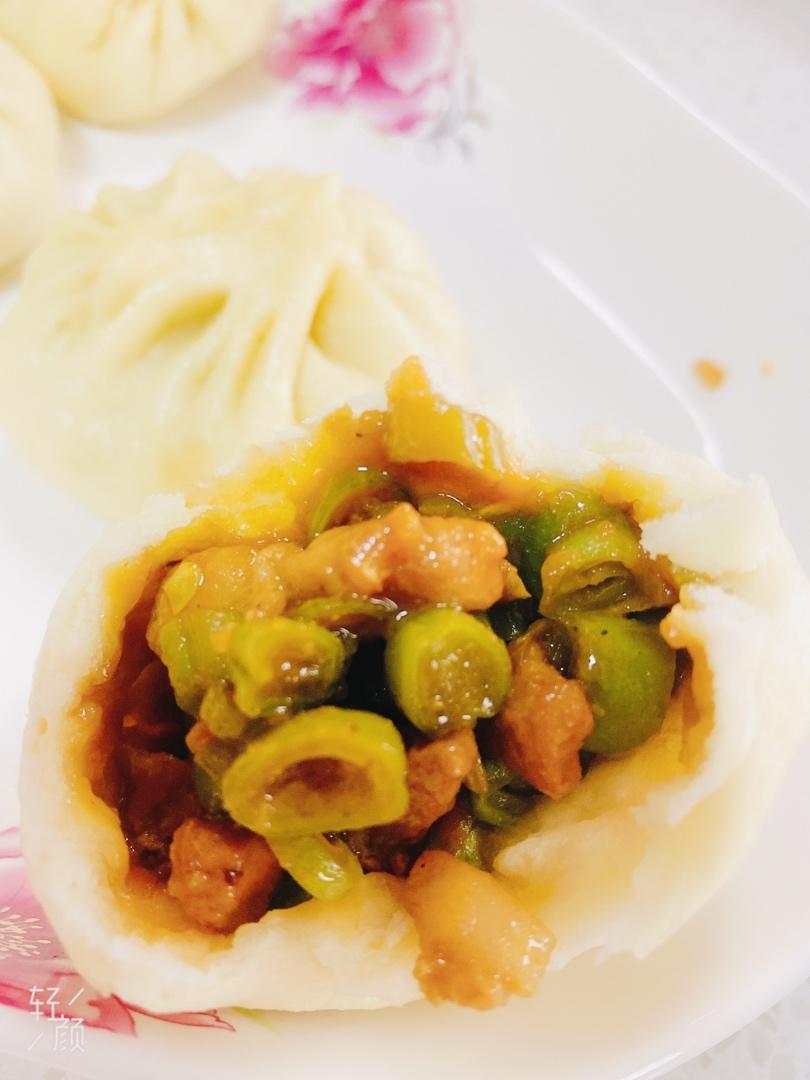 豆角酱肉包子