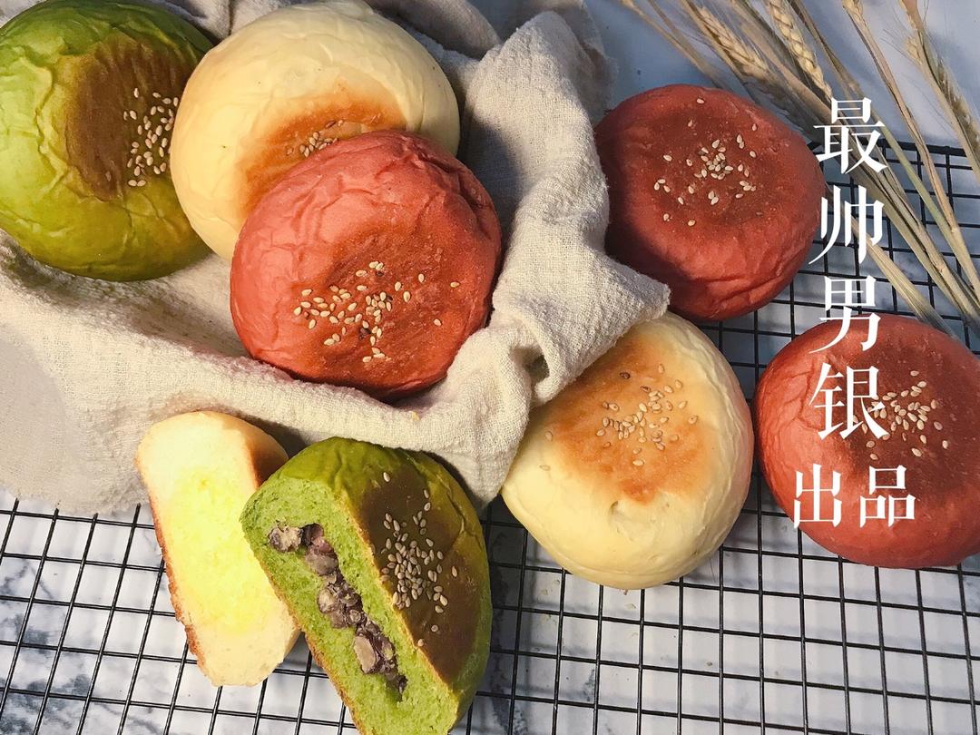 日式和风红豆包