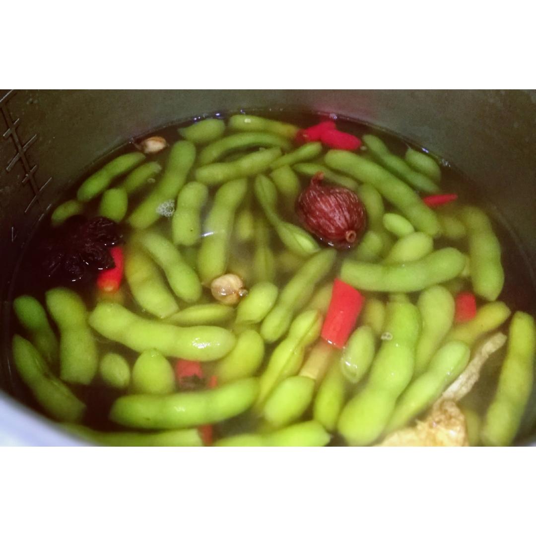 香辣煮毛豆.五香毛豆