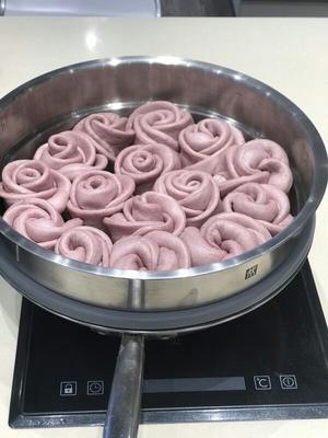 紫薯玫瑰花包的做法 步骤11