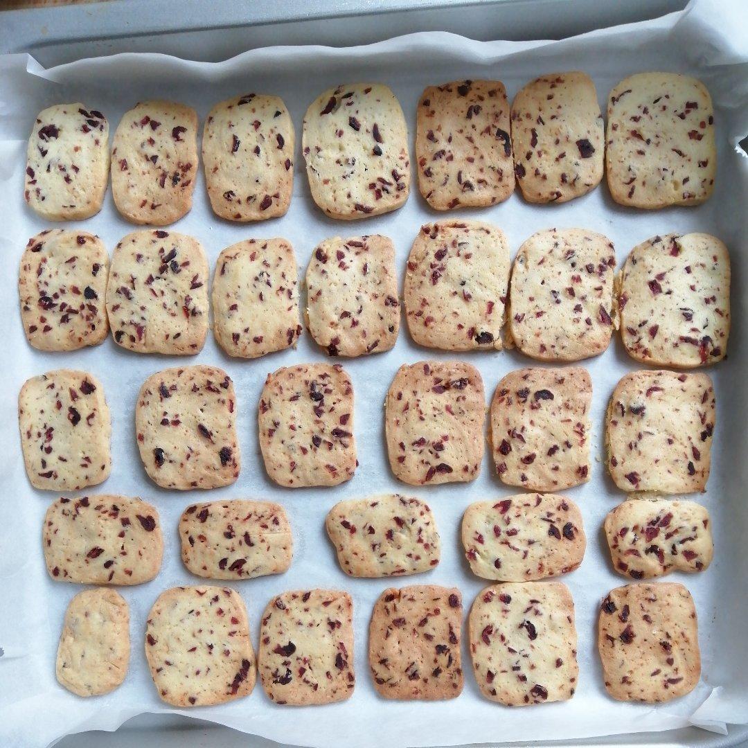 低糖少油版蔓越莓饼干