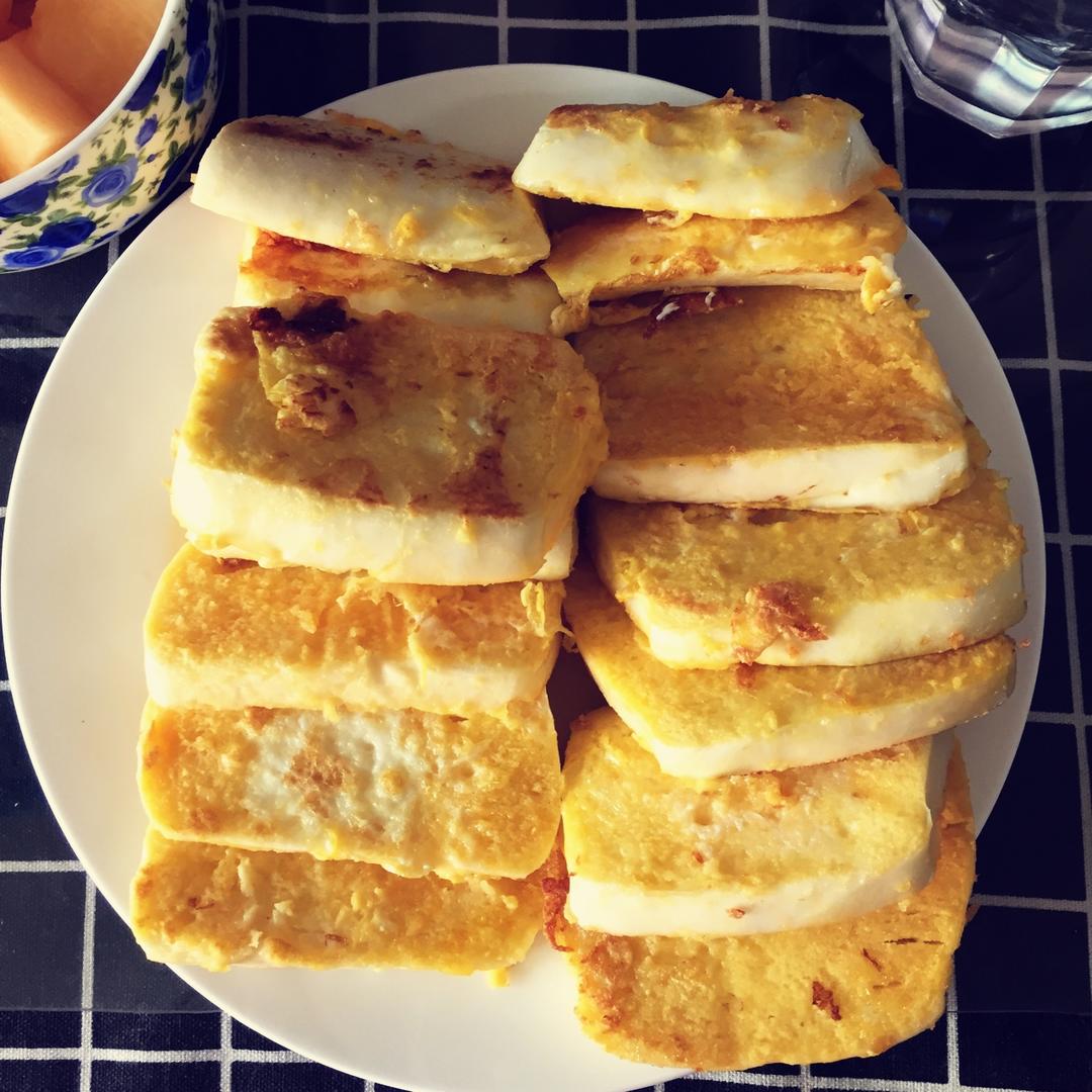 鸡蛋煎馒头片