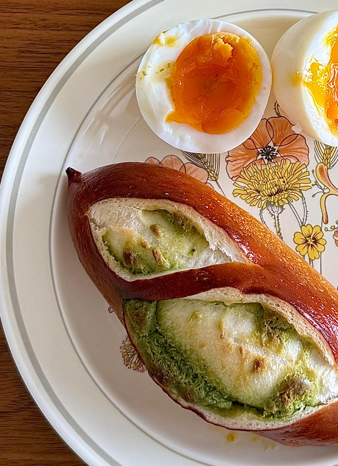 抹茶奶酥碱水包