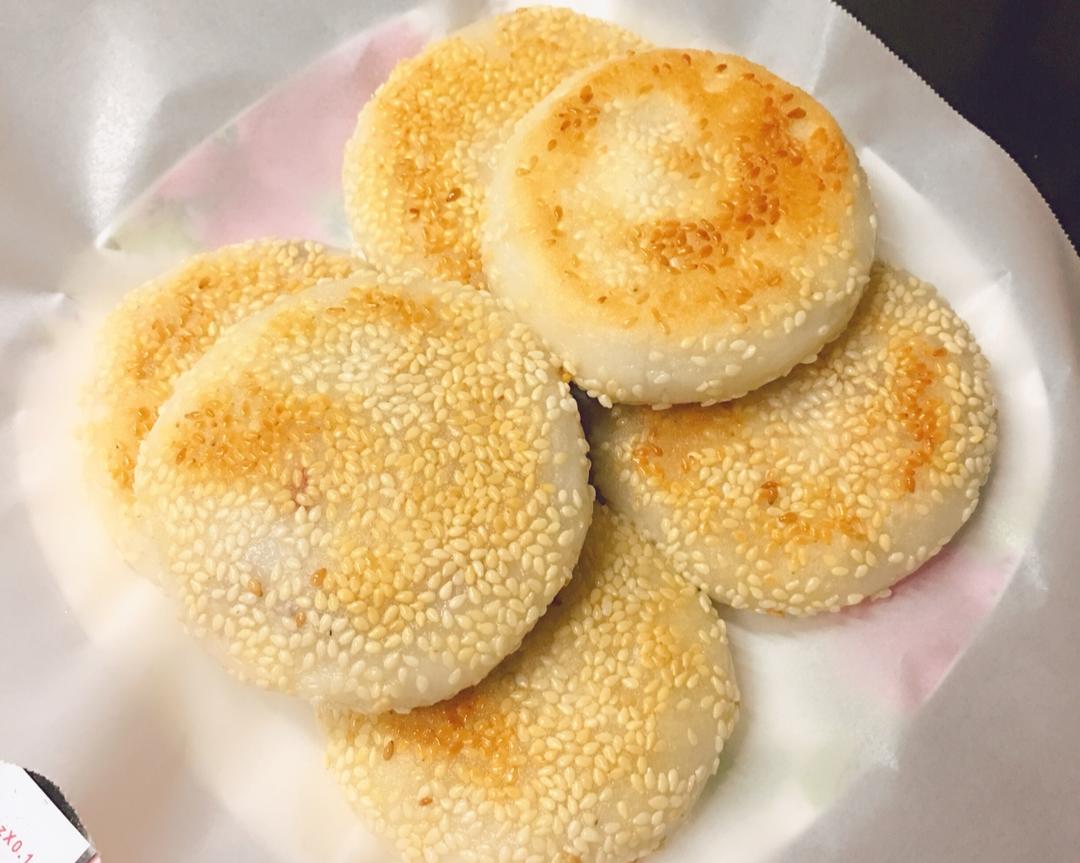 紫薯糯米饼的做法