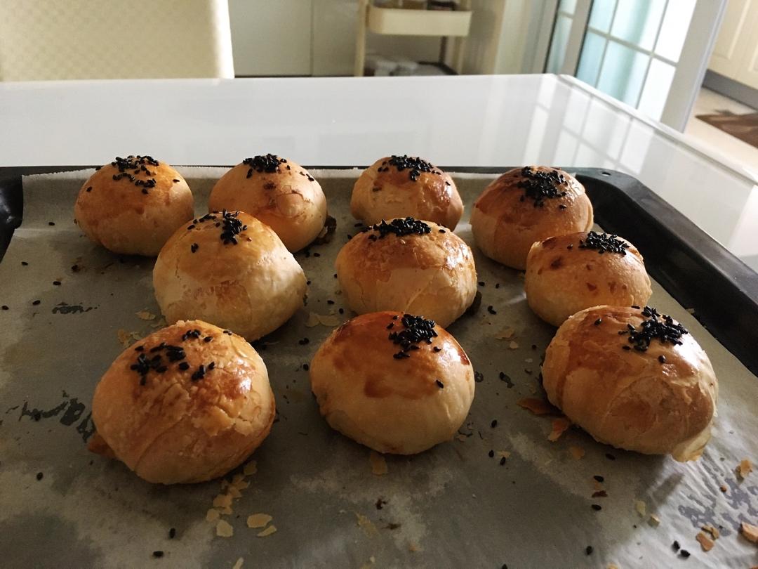 堂妈小厨——酥皮绿豆饼