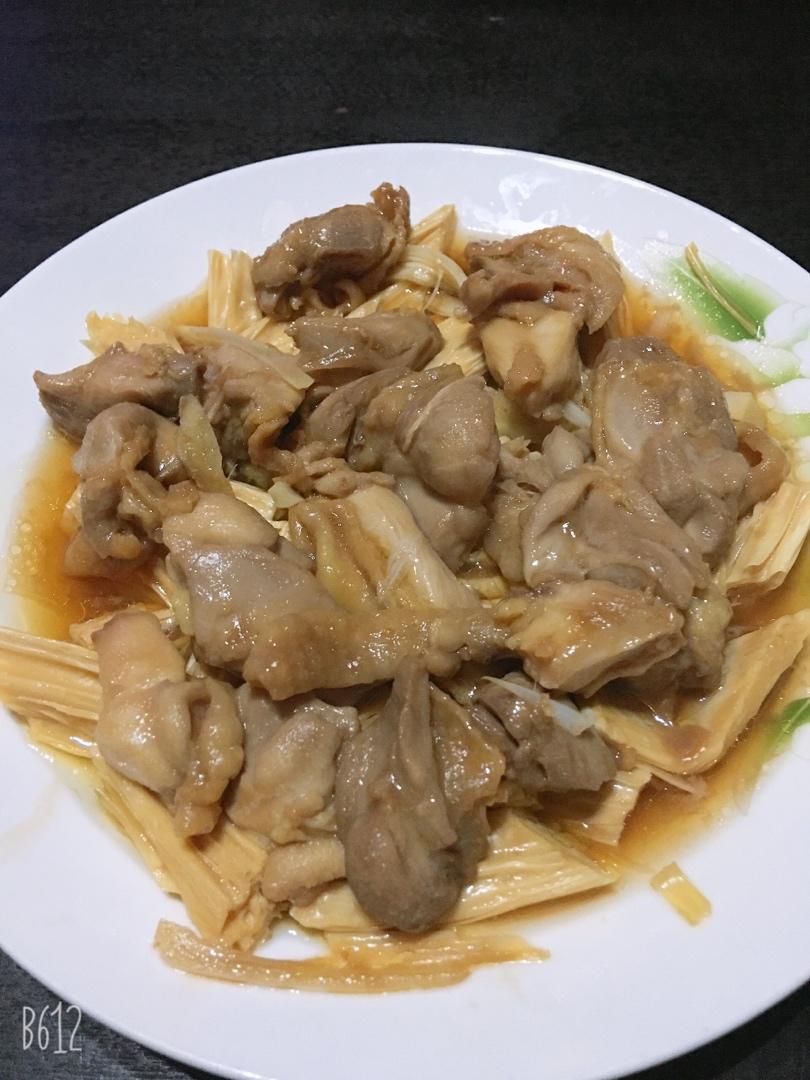 腐竹蒸鸡