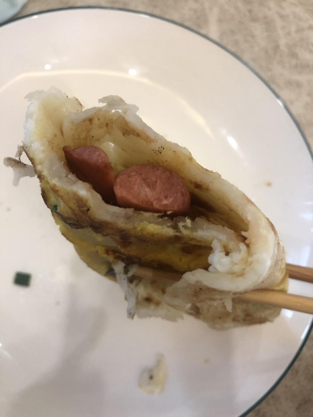 快手蛋饼🥞的做法 步骤10