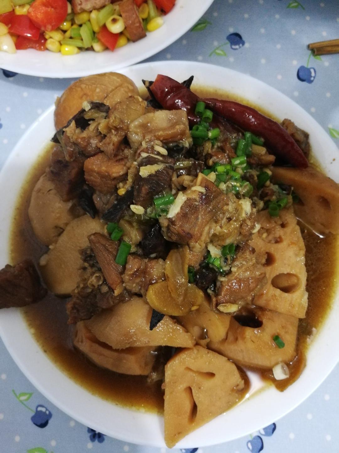 快手牛丸娃娃菜豆腐汤