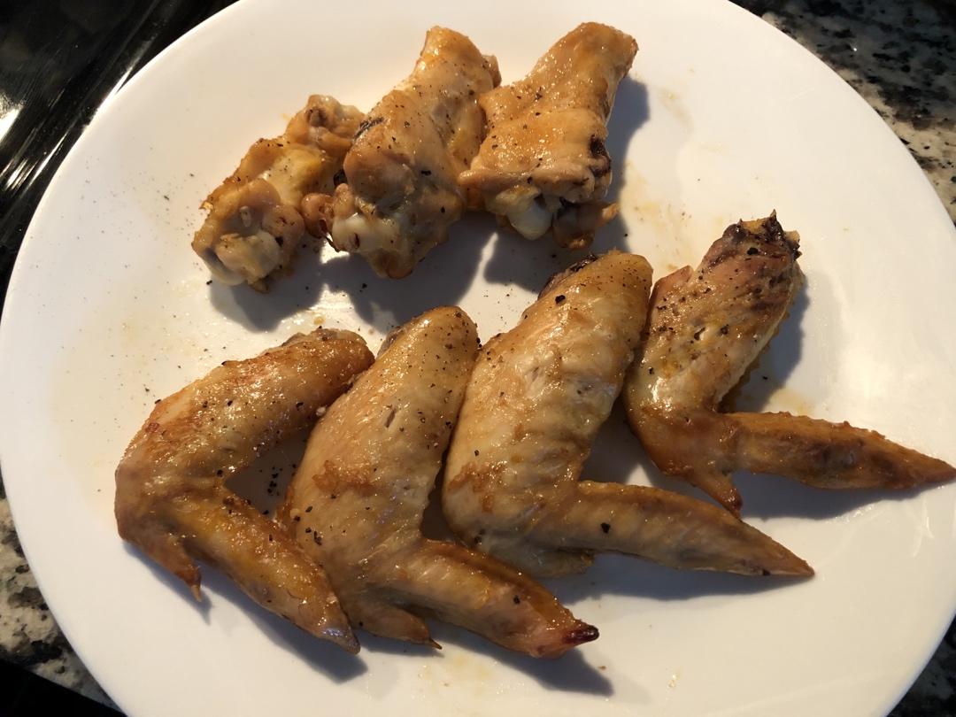 无油蒜香蜂蜜烤鸡翅