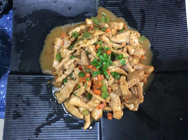 豉油猪肉炒三丁