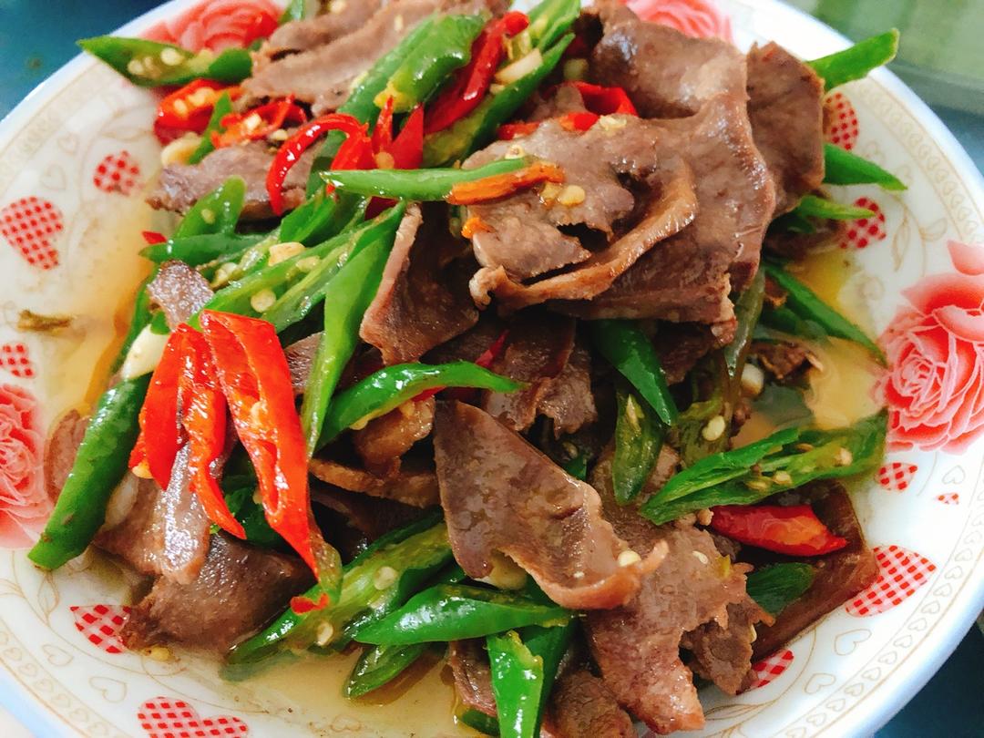 花葵做的爆炒猪舌