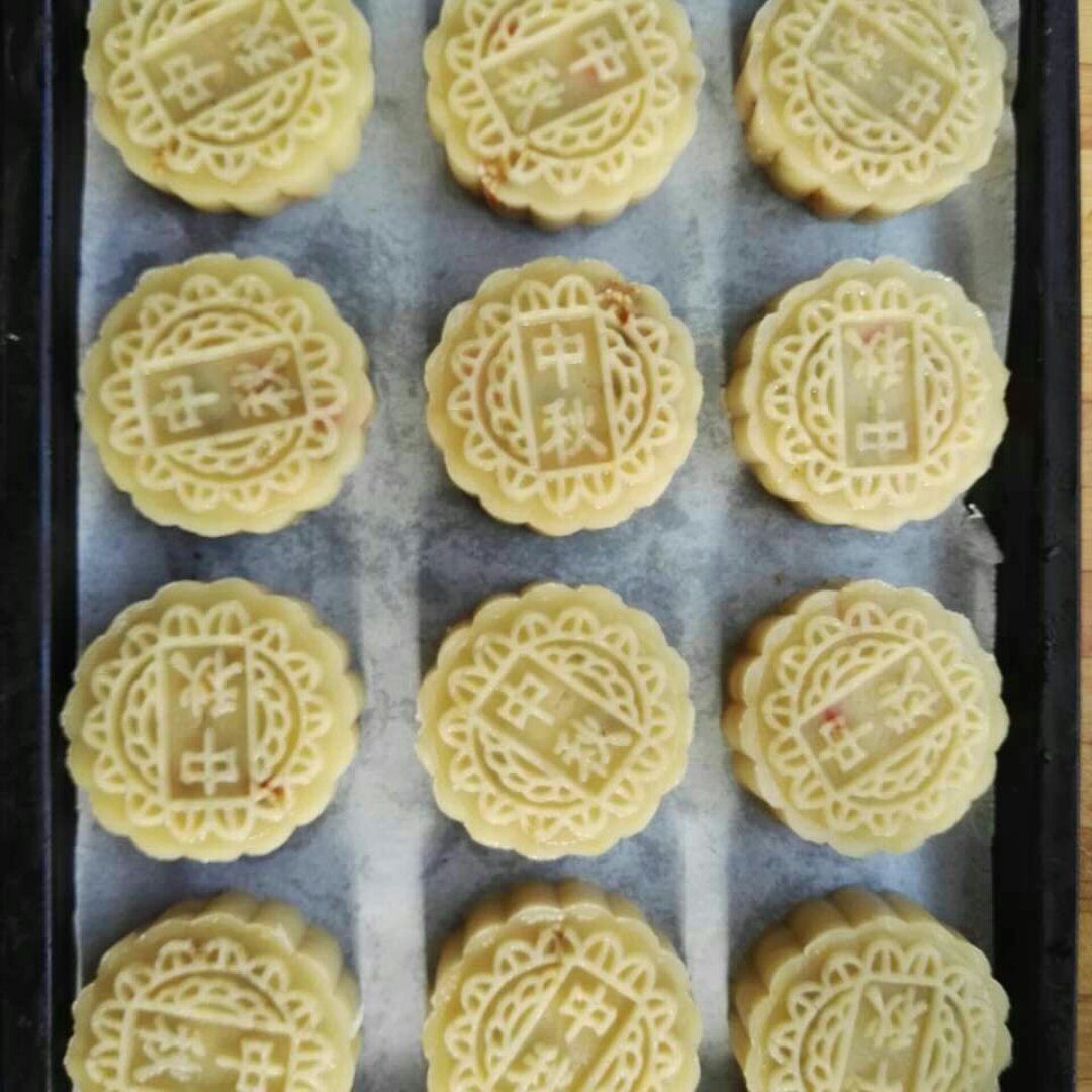 五仁月饼～不用转化糖浆的版本