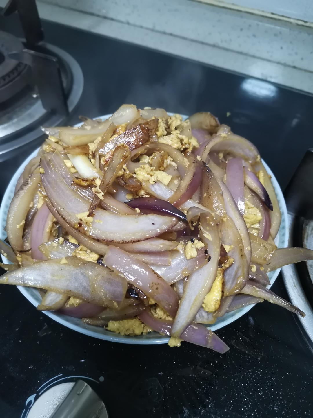 洋葱炒鸡蛋