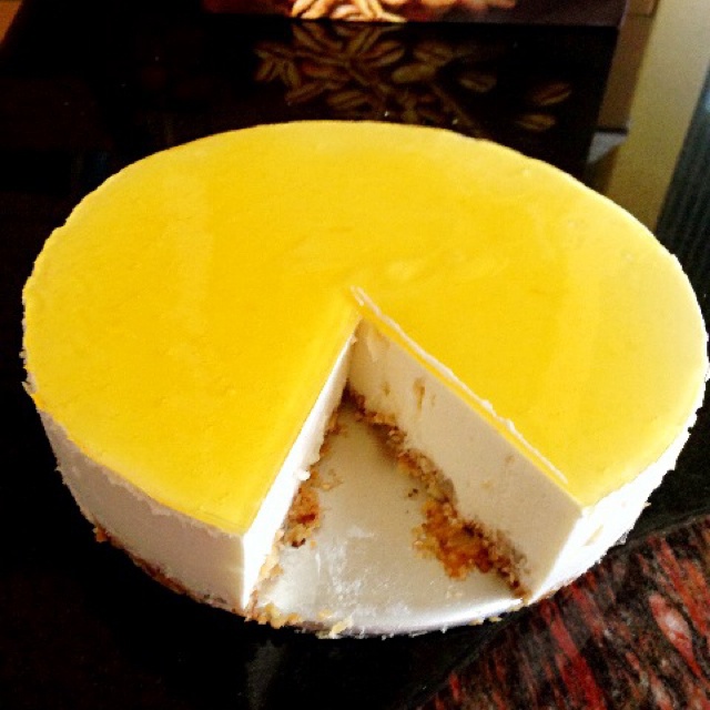 抹茶芝士慕斯蛋糕